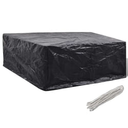 vidaXL Garden Furniture Cover 10 Eyelets 260x260x90cm Water-resistant Protector