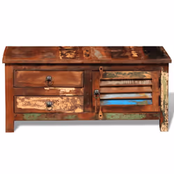 VidaXL Reclaimed TV Hi-Fi Cabinet Side Cabinet Solid Wood - Additional view 6