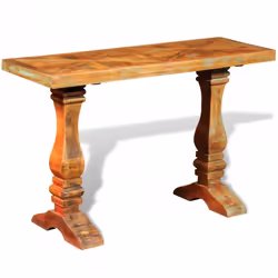 Traditional Reclaimed Solid Wood Hall/Wall/Dressing/Computer Console Table