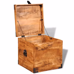 Rough Mango Wood Storage Chests Boxes Cases Trunks for Toys/Crafts/Tools - Additional view 6