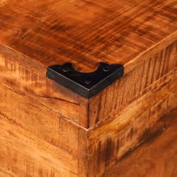 Rough Mango Wood Storage Chests Boxes Cases Trunks for Toys/Crafts/Tools - Additional view 8