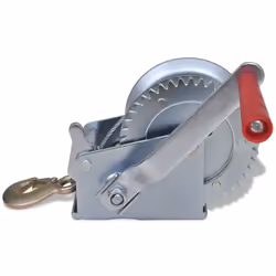 vidaXL Hand Winch 540 kg Business Industrial Hoist Lift Manual Winch Puller
