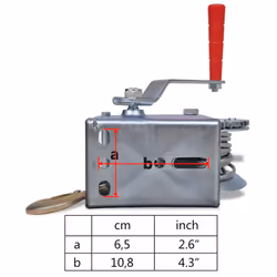 vidaXL Hand Winch 540 kg Business Industrial Hoist Lift Manual Winch Puller - Additional view 5