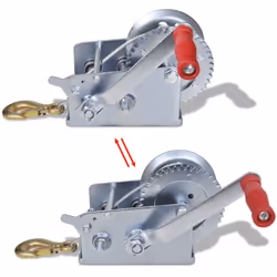 vidaXL Hand Winch 1130 kg Business Industrial Hoist Lift Manual Winch Puller - Additional view 6