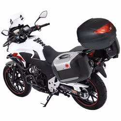 vidaXL Motorbike Top Case 36 L for Single Helmet Motorcycle Bag Back Luggage