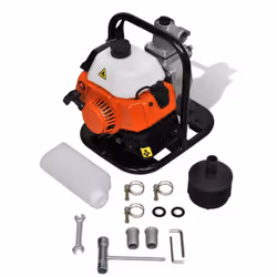 vidaXL Petrol Powered Water Pump 2 Stroke 1.2kW 0.95L Draining Irrigation - Additional view 5