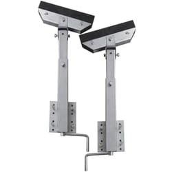 vidaXL Boat Trailer Solid Bar Bow Support Set of 2 63-88cm Cargo Holder Jack