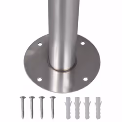 Double Mailbox on Stand Stainless Steel - Additional view 5