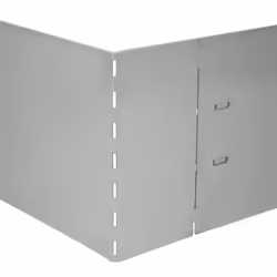 vidaXL 15x Flexible Lawn Fences Galvanised Steel 100x14cm Garden Border Edge - Additional view 4