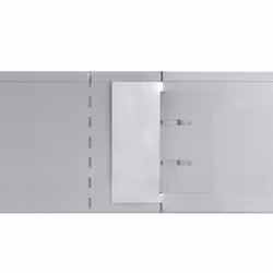 vidaXL 15x Flexible Lawn Fences Galvanised Steel 100x14cm Garden Border Edge - Additional view 5