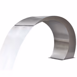 vidaXL Garden Waterfall Pool Fountain Stainless Steel 45x30x60cm Outdoor Decor