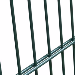 vidaXL 2D Metal Garden Fence Gate Yard Wire Mesh Single Door Green with Lock - Additional view 5