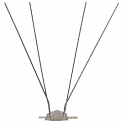 vidaXL 4-row Plastic Bird & Pigeon Spikes Set of 6 3 m Pest Control Deterrent