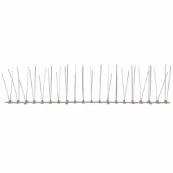 vidaXL 4-row Plastic Bird & Pigeon Spikes Set of 6 3 m Pest Control Deterrent