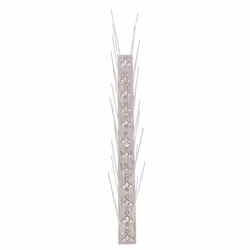 vidaXL 2/4/5-row Plastic Bird & Pigeon Spikes Set Pet Repellent Multi Sizes - 3 m/ 2 rows spikes