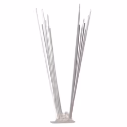 vidaXL 2/4/5-row Plastic Bird & Pigeon Spikes Set Pet Repellent Multi Sizes - 3 m/ 2 rows spikes - Additional view 4