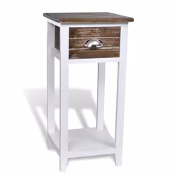 VidaXL 242039, Brown, White, Paulownia, Plywood, 210 x 265 x 122 mm, 300 mm, 300 mm, 630 mm