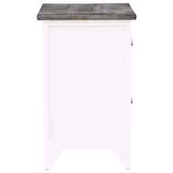 VidaXL 242041 nightstand/bedside table Grey, White - Additional view 7