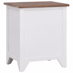 VidaXL 242042 nightstand/bedside table Brown, White - Additional view 7