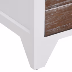 VidaXL 242042 nightstand/bedside table Brown, White - Additional view 8