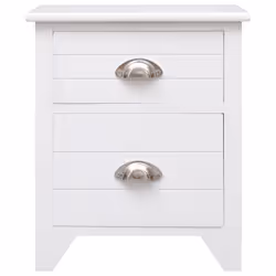 VidaXL 242043 nightstand/bedside table White - Additional view 4