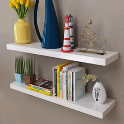 VidaXL Floating Wall Display Shelves Book/DVD Storage