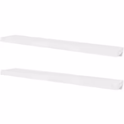 VidaXL Floating Wall Display Shelves Book/DVD Storage, Floating shelf, Wall mounted, MDF, White, Bedroom, Corridor, Living ro ...