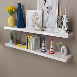 VidaXL Floating Wall Display Shelves Book/DVD Storage