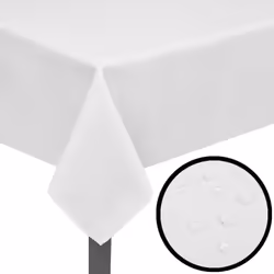 vidaXL 5x Tablecloths White 170x130cm Slipcover Dining Table Protector Cover
