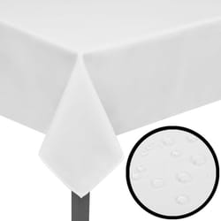 vidaXL 5x Tablecloths White 170x130cm Slipcover Dining Table Protector Cover