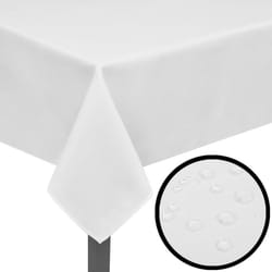 vidaXL 5x Tablecloths White 220x130cm Slipcover Dining Table Protector Cover