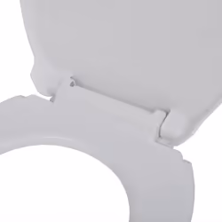 vidaXL Soft-close Toilet Seat White Oval Bathroom Furniture Accessories Lid - Additional view 11