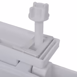 vidaXL Soft-close Toilet Seat Square White Bathroom Furniture Accessories Lid - Additional view 2