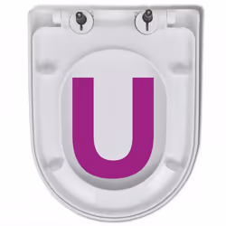 vidaXL Soft-close Toilet Seat with Quick-release Design White Square Bathroom - Additional view 5