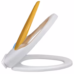vidaXL Soft-close Toilet Seat Adults/Children White Yellow Bathroom Furniture - Additional view 7