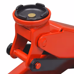 Low-Profile Hydraulic Floor Jack 3 Ton Red Car Trunk Lifting Wind Up Garage - Additional view 4