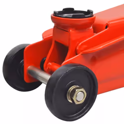 Low-Profile Hydraulic Floor Jack 3 Ton Red Car Trunk Lifting Wind Up Garage - Additional view 5