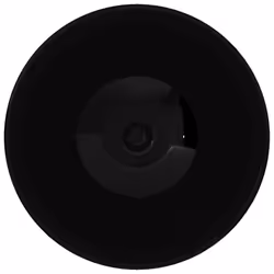 vidaXL Ceramic Bathroom Sink Basin Black Round Above Counter Washroom Fixture - Additional view 4