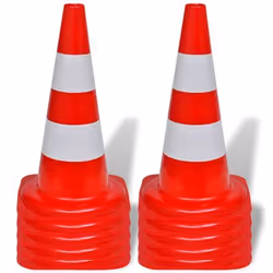 VidaXL Reflective Traffic Cones