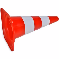 VidaXL Reflective Traffic Cones