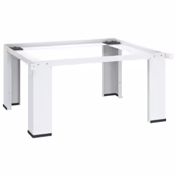 vidaXL Washing Machine Pedestal Washing Machine Stand Pedestal Raiser White - Additional view 4
