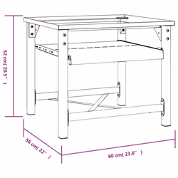 vidaXL Washing Machine Pedestal Washing Machine Stand with Pull-Out Shelf White - Additional view 11