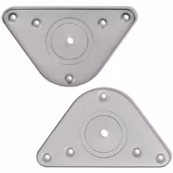 vidaXL 4x Height Adjustable Table Legs Chrome 710mm Worktop Desk Replacement
