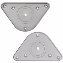 vidaXL 4x Table Legs Chrome 1100mm Height Adjustable Worktop Desk Foot Part