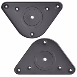 vidaXL 4x Height Adjustable Table Legs Black 870mm Worktop Desk Replacement