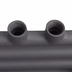 Straight Steel Towel Rail Central Heating Bathroom Radiator Grey 500 x 764 mm - Additional view 6