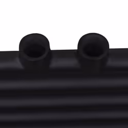Straight Steel Towel Rail Central Heating Bathroom Radiator Black 480 x 480 mm - Additional view 6