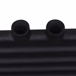 Straight Steel Towel Rail Central Heating Bathroom Radiator Black 600 x 764 mm - Additional view 6