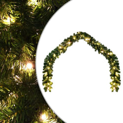 vidaXL Christmas Garland with LED Lights Party Holiday Decoration Ornament - 20m