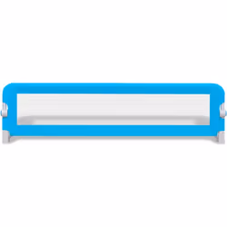 vidaXL Toddler Safety Bed Rail 150x42cm Blue Baby Kids Protective Guard Gate